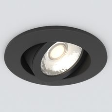 Точечный светильник с арматурой чёрного цвета, металлическими плафонами Elektrostandard 15272/LED 5W 4200K BK черный