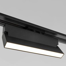 Шинная система с металлическими плафонами чёрного цвета Elektrostandard Arda Черный 20W 4200K (85016/01) однофазный