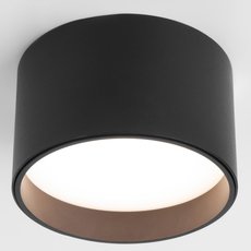 Точечный светильник с арматурой чёрного цвета, металлическими плафонами Elektrostandard Banti 13W черный (25123/LED)