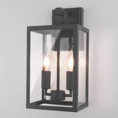 Светильник для уличного освещения с плафонами прозрачного цвета Elektrostandard Candle D (35150/D) темно-серый