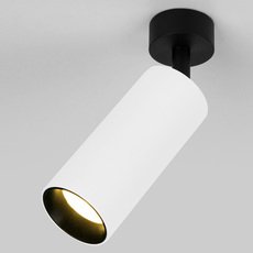 Точечный светильник с арматурой чёрного цвета Elektrostandard Diffe белый/черный 10W 4200K (85252/01)