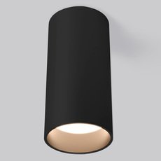 Точечный светильник с металлическими плафонами Elektrostandard Diffe черный 24W 4200K (85580/01)