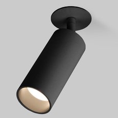 Точечный светильник с арматурой чёрного цвета Elektrostandard Diffe черный 10W 4200K (25052/LED)