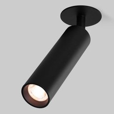 Точечный светильник с плафонами чёрного цвета Elektrostandard Diffe черный 8W 4200K (25040/LED)