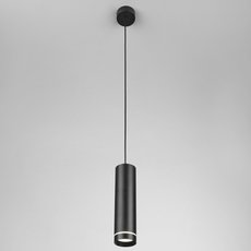 Светильник с арматурой чёрного цвета, металлическими плафонами Elektrostandard DLR023 IP54 черный (35084/H)