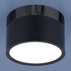 Точечный светильник для гипсокарт. потолков Elektrostandard DLR029 10W 4200K черный матовый/черный хром