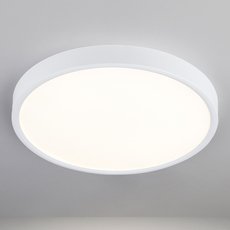 Точечный светильник с арматурой белого цвета, плафонами белого цвета Elektrostandard DLR034 24W 4200K