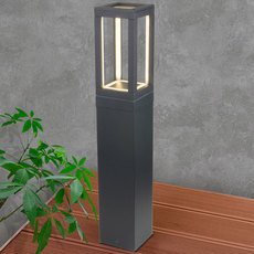 Светильник для уличного освещения с арматурой серого цвета, плафонами серого цвета Elektrostandard 1529 TECHNO LED Frame серый