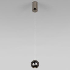 Светильник с металлическими плафонами чёрного цвета Elektrostandard 50215/1 LED черный жемчуг