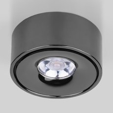 Точечный светильник с металлическими плафонами Elektrostandard Glide 8W черный жемчуг (25100/LED)