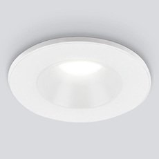 Точечный светильник с плафонами белого цвета Elektrostandard 25025/LED 3W 4200K WH белый