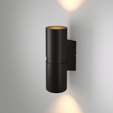 Светильник для уличного освещения с плафонами чёрного цвета Elektrostandard Liberty LED черный (35124/U)