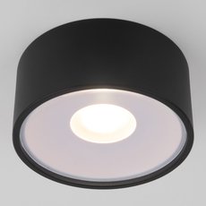 Светильник для уличного освещения с арматурой чёрного цвета, плафонами чёрного цвета Elektrostandard Light LED 2135 (35141/H) черный