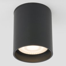 Светильник для уличного освещения с арматурой чёрного цвета, плафонами чёрного цвета Elektrostandard Light LED 2104 (35130/H) черный