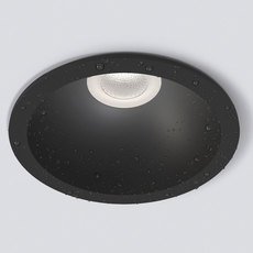 Точечный светильник с металлическими плафонами чёрного цвета Elektrostandard Light LED 3004 (35159/U) черный 10W