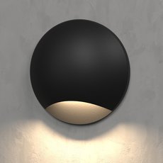 Светильник для уличного освещения с арматурой чёрного цвета, плафонами чёрного цвета Elektrostandard MRL LED 1104 Чёрный