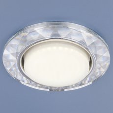 Точечный светильник с стеклянными плафонами белого цвета Elektrostandard 1061 GX53 CL прозрачный