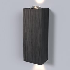 Бра с арматурой чёрного цвета, металлическими плафонами Elektrostandard Petite LED черный (40110/LED)