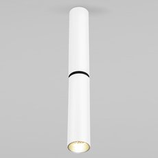 Точечный светильник с арматурой чёрного цвета, металлическими плафонами Elektrostandard Pika 6W (25029/LED) белый