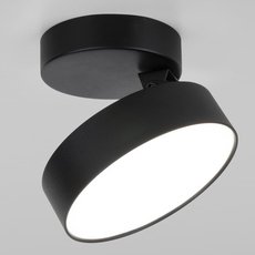 Точечный светильник с арматурой чёрного цвета Elektrostandard Pila черный 12W 4200К (25135/LED)