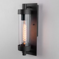 Светильник для уличного освещения с стеклянными плафонами Elektrostandard Pipe D (35151/D) чёрный