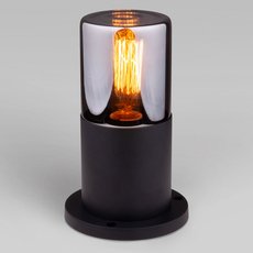 Светильник для уличного освещения с арматурой чёрного цвета Elektrostandard Roil (35125/S) чёрный/дымчатый плафон