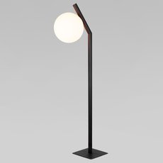 Светильник для уличного освещения с арматурой чёрного цвета, плафонами белого цвета Elektrostandard Sfera F черный D200 (35158/F)