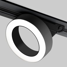 Шинная система с арматурой чёрного цвета, плафонами чёрного цвета Elektrostandard Spila черный 12W 4200K (85079/01) однофазный
