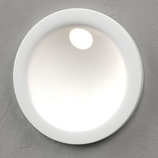 Встраиваемый в стену светильник с арматурой белого цвета, плафонами белого цвета Elektrostandard MRL LED 1118 Белый