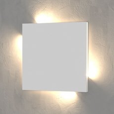 Встраиваемый в стену светильник с арматурой белого цвета, плафонами белого цвета Elektrostandard MRL LED 1120 Белый