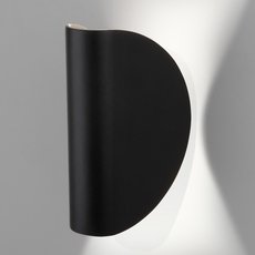 Светильник для уличного освещения с арматурой чёрного цвета, металлическими плафонами Elektrostandard 1632 TECHNO LED Taco чёрный