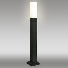 Светильник для уличного освещения с пластиковыми плафонами белого цвета Elektrostandard 1537 TECHNO LED чёрный