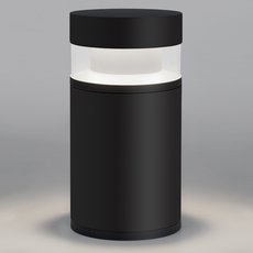 Светильник для уличного освещения с пластиковыми плафонами прозрачного цвета Elektrostandard 1531 TECHNO LED чёрный