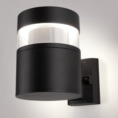 Светильник для уличного освещения с плафонами прозрачного цвета Elektrostandard 1530 TECHNO LED чёрный