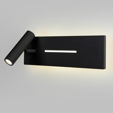 Бра с арматурой чёрного цвета Elektrostandard Tuo LED черный (MRL LED 1117)