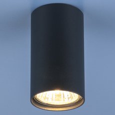 Точечный светильник с арматурой чёрного цвета Elektrostandard 1081 (5256) GU10 GR графит