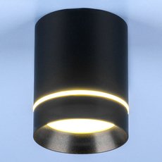 Точечный светильник для гипсокарт. потолков Elektrostandard DLR021 9W 4200K черный матовый