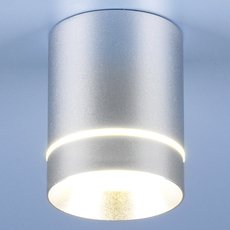 Точечный светильник с арматурой хрома цвета Elektrostandard DLR021 9W 4200K хром матовый