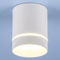 Точечный светильник с металлическими плафонами Elektrostandard DLR021 9W 4200K белый матовый