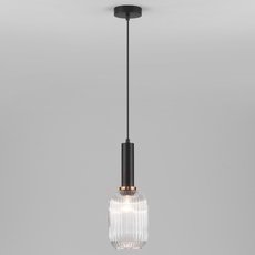 Светильник с арматурой чёрного цвета Eurosvet 50181/1 прозрачный