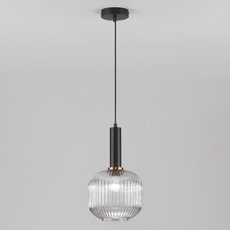 Светильник с арматурой чёрного цвета Eurosvet 50182/1 прозрачный