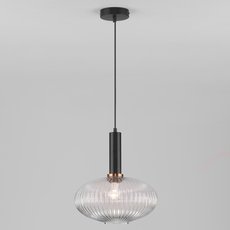 Светильник с арматурой чёрного цвета Eurosvet 50183/1 прозрачный
