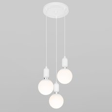 Светильник с плафонами белого цвета Eurosvet 50151/3 белый
