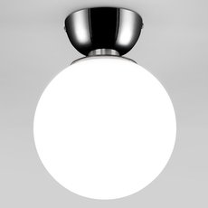 Светильник с арматурой хрома цвета Eurosvet 30197/1 черный жемчуг