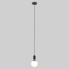 Светильник с арматурой чёрного цвета, плафонами белого цвета Eurosvet 50158/1 черный