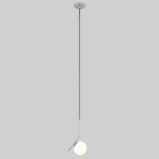 Светильник с арматурой белого цвета, плафонами белого цвета Eurosvet 50159/1 хром