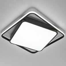 Светильник с плафонами белого цвета Eurosvet 90252/1 черный