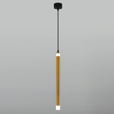 Светильник с арматурой чёрного цвета, металлическими плафонами Eurosvet 50133/1 LED бронза