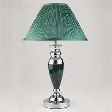 Настольная лампа с абажуром Eurosvet 008/1T GR (зеленый)