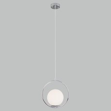 Светильник с арматурой хрома цвета, плафонами белого цвета Eurosvet 50089/1 хром